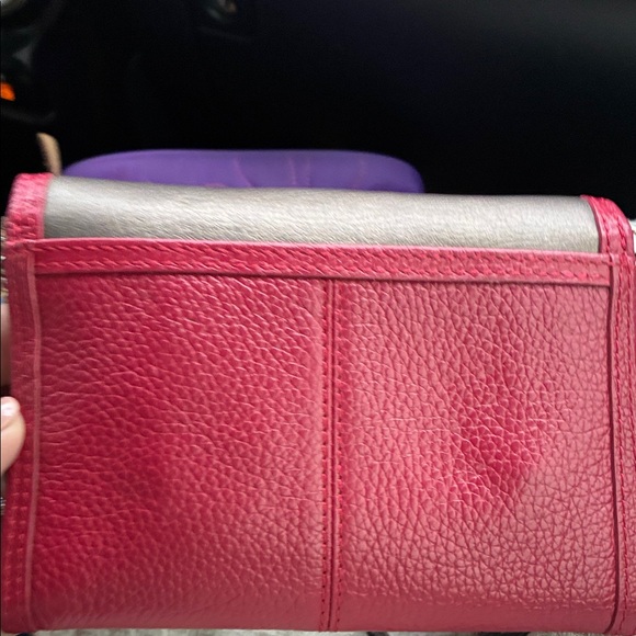 Brighton Red and Gray Crossbody Bag - Picture 4 of 5